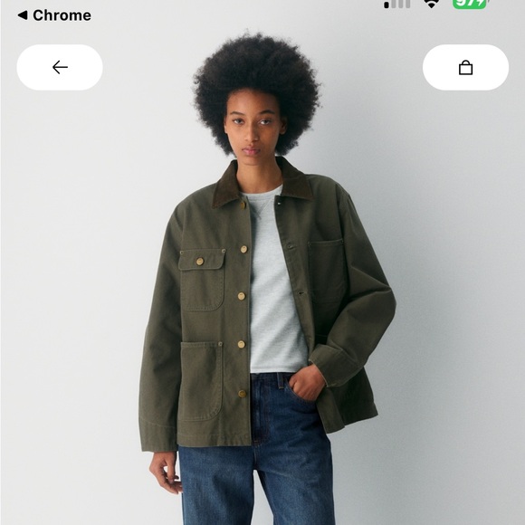 Aritzia Barnett Lightweight Chore Jacket - Picture 2 of 5